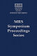 Cement-based composites : strain rate effects on fracture : symposium held December 4-5, 1985, Boston, Massachusetts, USA /