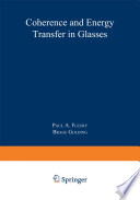 Coherence and energy transfer in glasses /