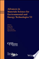 Advances in materials science for environmental and energy technologies VI /