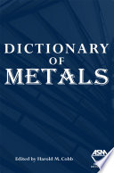 Dictionary of metals /