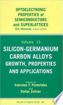 Silicon-germanium carbon alloy /