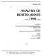 Analysis of bolted joints-1999 : presented at the 1999 ASME Pressure Vessels and Piping Conference : Boston, Massachusetts, August 1-5, 1999 /