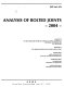 Analysis of bolted joints--2004 : presented at the 2004 ASME/JSME Pressure Vessels and Piping Conference : San Diego, California, USA, July 25-29, 2004 /