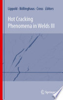 Hot cracking phenomena in welds III /