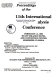 Proceedings of the 11th International Modal Analysis Conference : February 1-4 1993, Hyatt Orlando Hotel and Convention Center, Kissimmee, Florida /