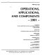 Operations, applications, and components, 2001 : presented at the 2001 ASME Pressure Vessels and Piping Conference, Atlanta, Georgia, July 23-26, 2001 /