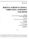 Residual stresses in design, fabrication, assessment and repair : presented at the 1996 ASME Pressure Vessels and Piping Conference, Montreal, Quebec, Canada, July 21-26, 1996 /
