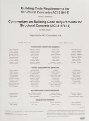 Building code requirements for structural concrete (ACI 318-14) : an ACI standard : commentary on building code requirements for structural concrete (ACI 318R-14), an ACI report /