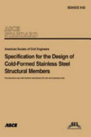 Specification for the design of cold-formed stainless steel structural members /