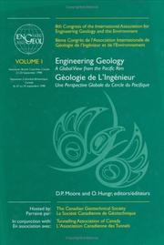 Proceedings : eighth International Congress, International Association for Engineering Geology and the Environment : 21-25 September 1998, Vancouver, Canada /