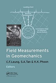 Field measurements in geomechanics : proceedings of the 5th International Symposium on Field Measurements in Geomechanics--FMGM99 : Singapore, 1-3 December, 1999 /