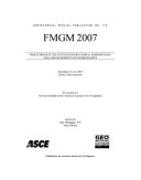 7th FMGM 2007 : proceedings of the 7th International Symposium on Field Measurements in Geomechanics : September 24-27, 2007, Boston, Massachusetts /
