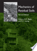 Mechanics of residual soils /