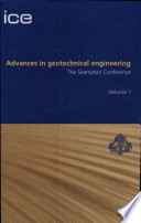 Advances in geotechnical engineering : the Skempton conference /