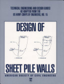 Design of sheet pile walls.