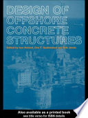 Design of offshore concrete structures /