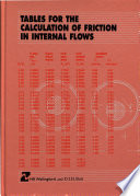 Tables for the calculation of friction in internal flows /