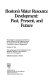 Boston's water resource development : past, present, and future : proceedings of a session /