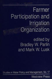 Farmer participation and irrigation organization /