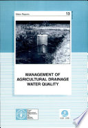 Management of agricultural drainage water quality /