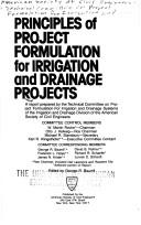 Principles of project formulation for irrigation and drainage projects : a report /