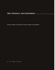 Man, materials, and environment ; a report to the National Commission on Materials Policy.