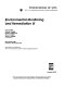 Environmental monitoring and remediation III : 28-30 October 2003, Providence, Rhode Island, USA /