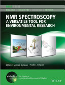 NMR spectroscopy : a versatile tool for environmental research /
