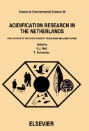 Acidification research in the Netherlands : final report of the Dutch Priority Programme on Acidification /