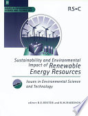 Sustainability and environmental impact of renewable energy sources /