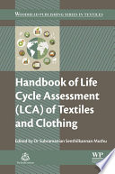 Handbook of Life Cycle Assessment (LCA) of textiles and clothing /
