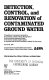 Detection, control, and renovation of contaminated ground water : proceedings of a symposium /
