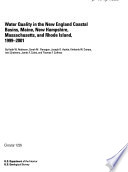 Water quality in the New England coastal basins, Maine, New Hampshire, Massachusetts, and Rhode Island, 1999-2001 /