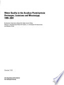Water quality in the Acadian-Pontchartrain Drainages, Louisiana and Mississippi, 1999-2001 /