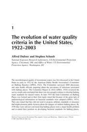 Statistical framework for recreational water quality criteria and monitoring /