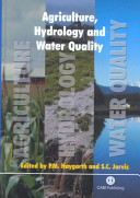 Agriculture, hydrology, and water quality /
