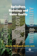 Agriculture, hydrology, and water quality /