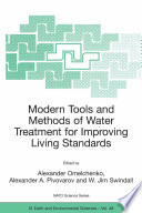 Modern tools and methods of water treatment for improving living standards /