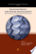 Nanomaterials for water management : signal amplification for biosensing from nanostructures /