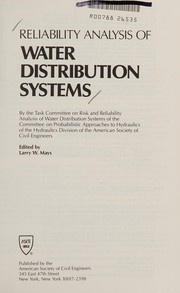 Reliability analysis of water distribution systems /