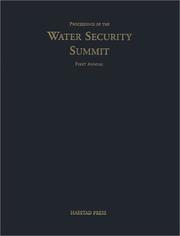 Water Security Summit proceedings : December 3-4, 2001 /