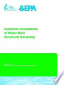 Customer acceptance of water main structural reliability /