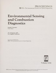 Environmental sensing and combustion diagnostics : 24-25 January 1991, Los Angeles, California /