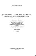 Management of radioactive wastes from the nuclear fuel cycle.