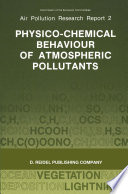 Physico-chemical behaviour of atmospheric pollutants : proceedings of the fourth European symposium held in Stresa, Italy, 23-25 September 1986 ; organized within the framework of the Concerted Action COST 611 /