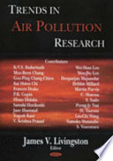 Trends in air pollution research /