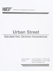 Urban street geometric design handbook.