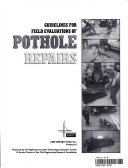 Guidelines for field evaluations of pothole repairs /