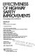 Effectiveness of highway safety improvements : proceedings of the conference /