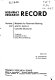 Materials for pavement marking and for joints in concrete structures ; 4 reports, prepared for the 52nd annual meeting.